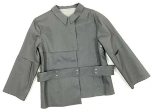 RARE Exhibition Model Women's BALENCIAGA Mackintosh Jacket Belted Size 38 S/M - Picture 1 of 9