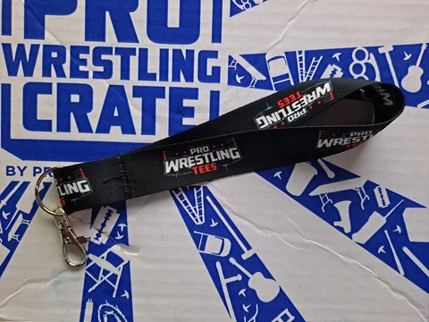 Pro Wrestling Crate Exclusive Pro Wrestling Tees Key Strap PWT AEW WWE ROH NXT Cover