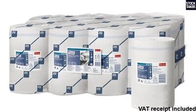 (12-Pack) Tork 101230 Mini Centrefeed Roll 2-Ply 75m White M1 (VAT Invoice) • 29.95£