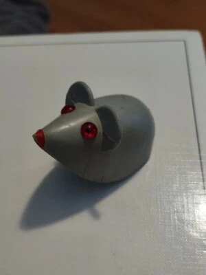 Vintage Lehmann iHi #935 West Germany Plastic Friction Mouse Toy No Tail  — 第 1/4 张图片