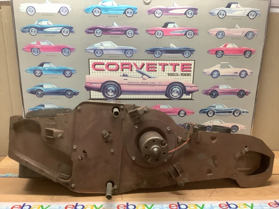 1963 1964 Ford Galaxie 500 Mercury Heater Defroster Box w/Motor Firewall Door - Image 1 of 3