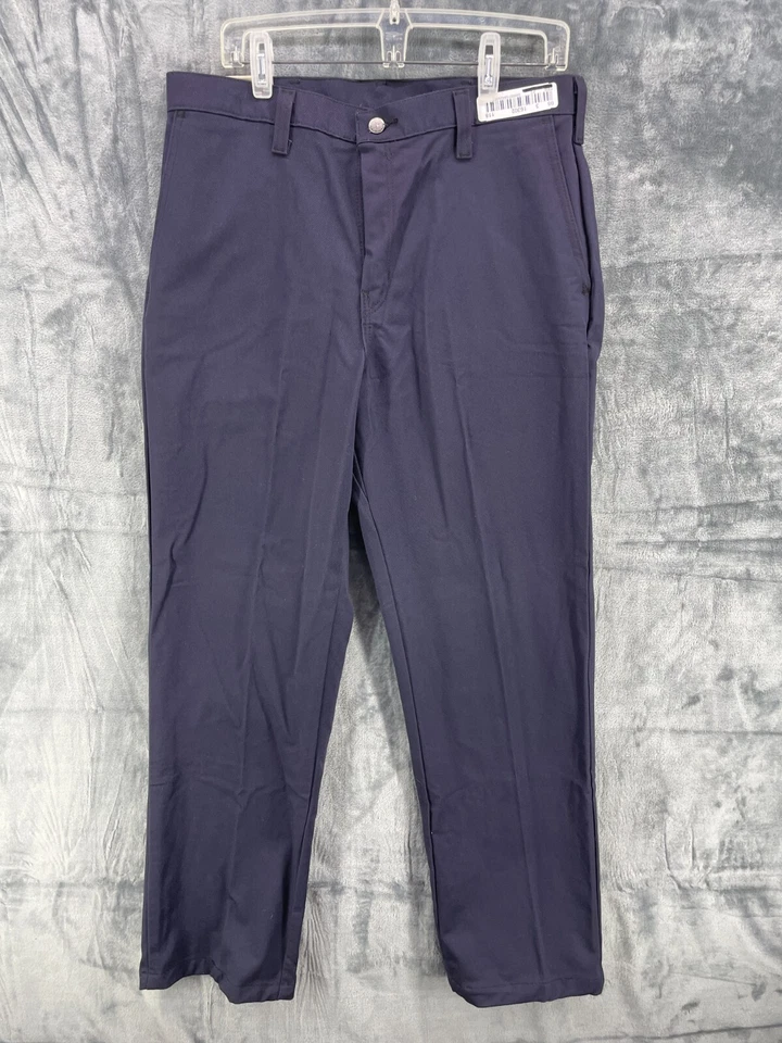 Bulwark FR Flame Resistant Pants Mens 34x32 Blue CAT2 NFPA 2112 431CNB