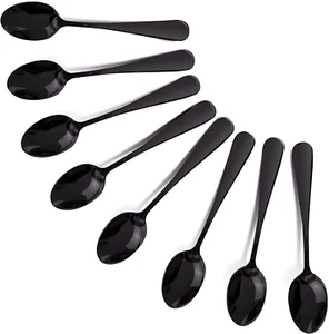 Set of 8 Demitasse Spoons Espresso Spoons Small Spoons for Dessert 4.9 Inch NEW - Picture 1 of 12