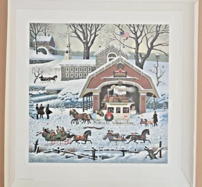 Charles Wysocki TWAS THE TWILIGHT BEFORE CHRISTAMS Signed Ltd 257/7500 Print - Image 1 of 4