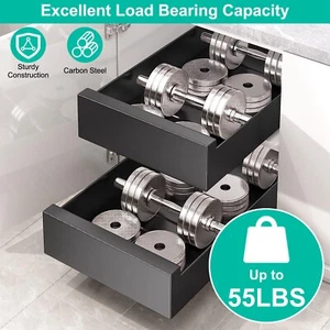 Pull Out Cabinet Organizer Slide Out Drawer Storage Shelves for Kitchen Bathroom - Picture 1 of 13