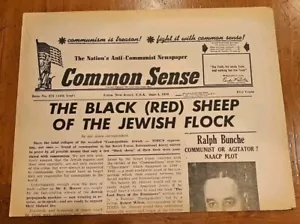 Periódico de colección sentido común Conde McGinley anticomunismo 1 de junio de 1959 - Imagen 1 de 2