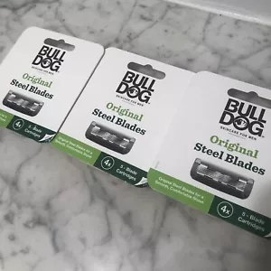  x3-Bulldog Mens Skincare and Grooming Original Razor Blades Refills  - Picture 1 of 3