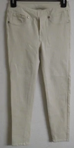 DG2 Diane Gilman Cream Colored Cotton/Spandex Pull-On Jeggings Petite XS - Picture 1 of 8