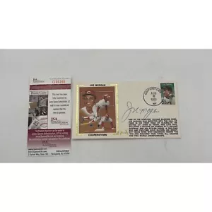 Joe Morgan Signed Cache Cooperstown August 6 1990 JSA COA Autographed - Picture 1 of 7