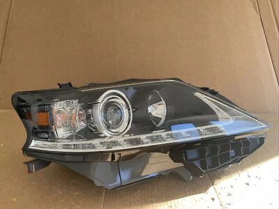 Faro halógeno lado del pasajero derecho para Lexus RX350 RX450h) pestañas rotas Foto 1 de 4