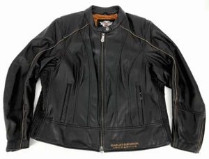 Harley Davidson Damen Lederjacke Größe 1W 105th Anniversary - Bild 1 von 14