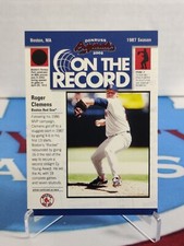 2002 Donruss Originals On The Record OR-8 Roger Clemens 486/800