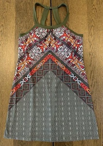 Prana Cantine Kleid Damen Gr. L Marrakesch olivgrün ärmellos Regal BH - Bild 1 von 7