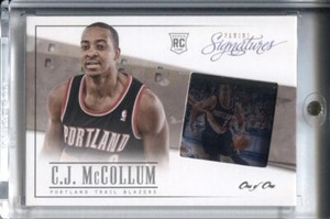 2013-14 Panini Signatures Film 1/1 CJ McCollum 