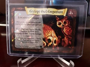Harry Potter TCG - Eeylops Owl Emporium - 7/80 Hologram WOTC Diagon Alley CCG - Picture 1 of 2