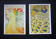CRAFT  PAIR VINTAGE 1990 ART NOUVEAU  ART CARDS  READY FOR FRAMING-OTHER HOBBIES