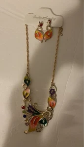 Lanyan Vintage Necklace and Earrings Set for Women - Picture 1 of 6