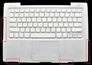 Keyboard + TopCase for Apple MacBook A1181 - US English White #6 - Picture 1 of 2