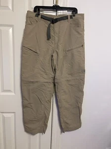 The North Face Hose Herren Large beige hellbraun wandelbar Wandern Gürtel Nylon Cargo - Bild 1 von 6