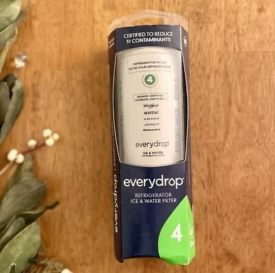 NEW Whirlpool EveryDrop Ice and Water Refrigerator Filter 4 (EDR4RXD1) OEM SEAL - Image 1 of 4