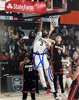 Редкая фотография Энтони Дэвиса с автографом 10x8 Los Angeles Lakers с сертификатом подлинности - Изображение 1 из 4