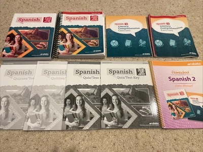 Abeka Spanish 2 Current Edition Student  & Teacher Textbook Quiz Test Answer Key - Image 1 of 4
