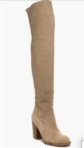Kelsi Dagger Women's Brooklyn Logan Fawn Suede Over The Knee Boots Size 9.5 - Picture 1 of 6