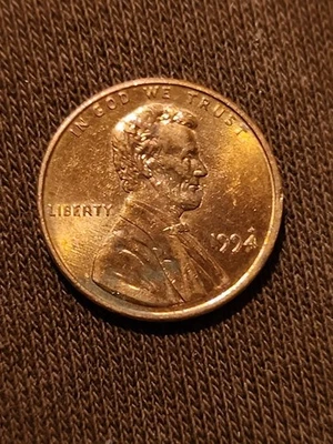 Penny 1994 sin marca de ceca, golpeado fuera del centro, cerca de Am🗯🗯 MONEDA RARA DDO Foto 1 de 4