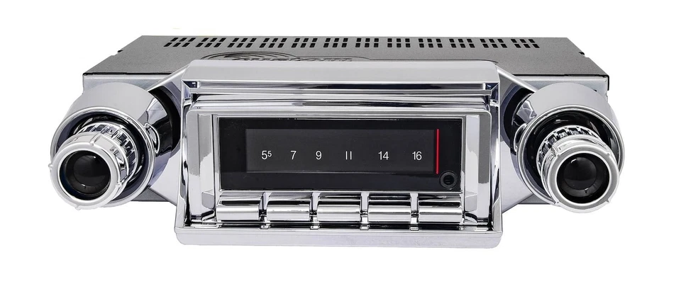 JEGS 48340 Classic 740 Series Radio 1957 Chevrolet Bel Air Chrome Bezel Chrome/B - Изображение 1 из 4