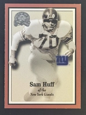 2000 Fleer Greats of the Game - Sam Huff #77 - Image 1 of 2