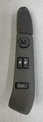 95-99 Chevy Silverado GMC Sierra Left Master 2 Door Window Switch Lock OEM Grey - Image 1 of 4