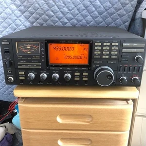 ICOM IC-970 VHF/UHF Transceiver + UX-R96 Receiver Installed w/ Box Manual Japan - Zdjęcie 1 z 24