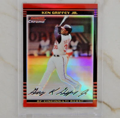 Ken Griffey Jr 2002 Bowman Chrome #55 Refractor!  /500 - Image 1 of 2