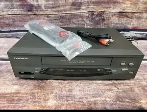 DAEWOO DV-T5DN VCR VHS Player/Recorder With Remote & Cable Cleaned Tested - Picture 1 of 7