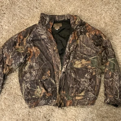Game Winner Camo Hunting Jacket Mens XL Lined Insulated Realtree Hardwoods - Image 1 of 4