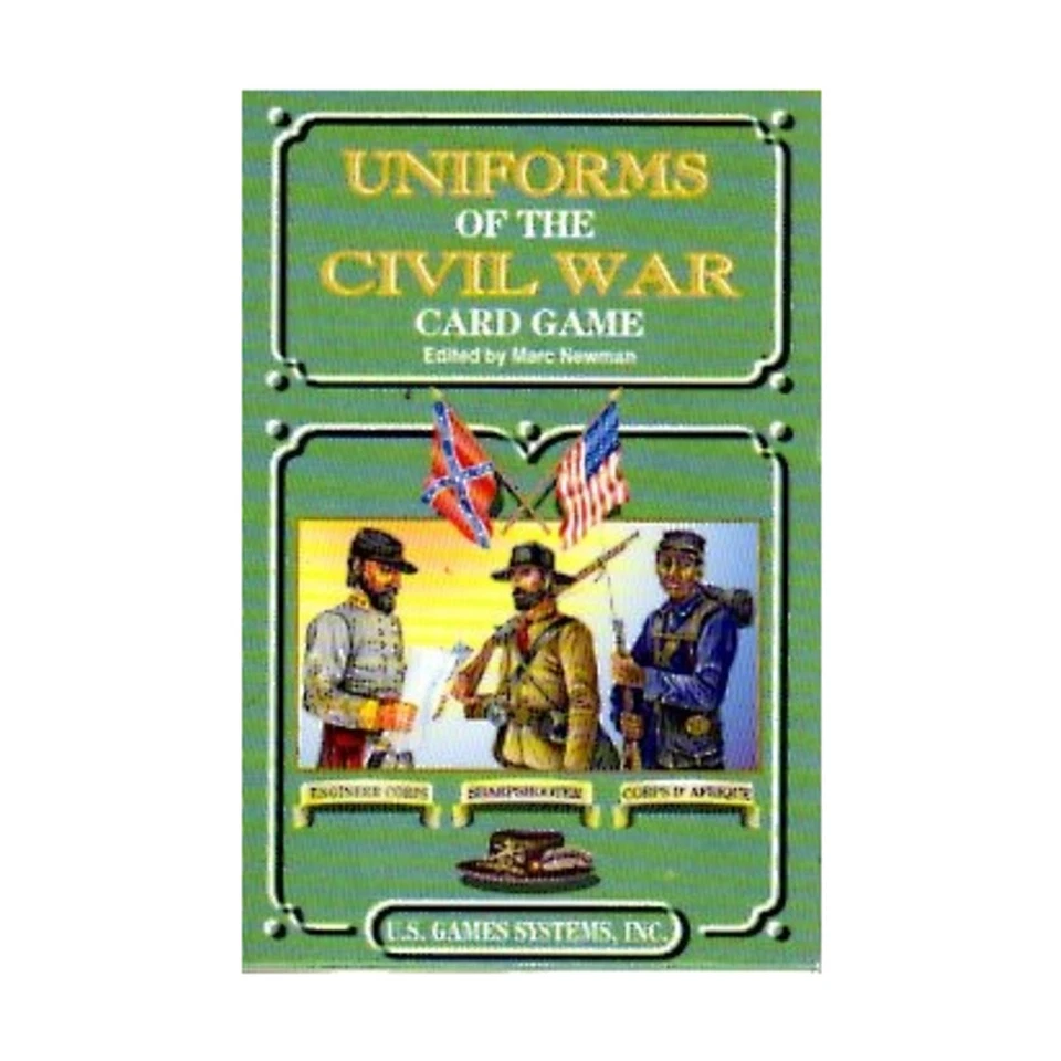US Game Systems Playing Cards Uniforms of the Civil War Card Game NM - Image 1 of 1