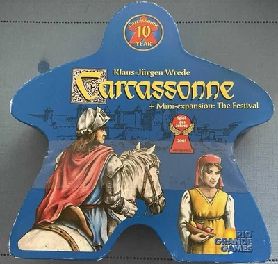 Carcassonne + Mini-Expansion: The Festival 10 Year Anniversary Game  - Image 1 of 4