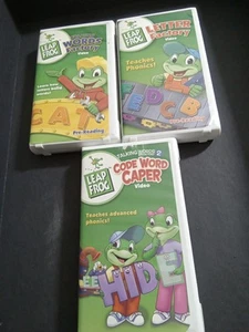 3 Assorted LEAP FROG 2003-4 Warner Home Video VHS Talking Words Factory - Picture 1 of 5
