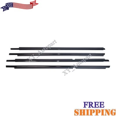 适用于雷克萨斯 RX330 RX350 RX400h 2004 - 2008 外前后门皮带成型套件 — 第 1/4 张图片