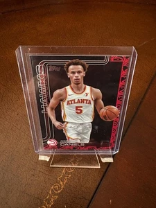 2025/26 TOPPS BASKETBALL DYSON DANIELS TEAM COLOR BORDER CARD SSP ATLANTA HAWKS - Picture 1 of 2