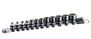NEPROS 3/8" STECKSCHLÜSSELSET MIT HALTER NTB312XA HERGESTELLT IN JAPAN - Bild 1 von 3