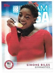 2016 Topps US Olympic and Paralympic Team Hopefuls #38 Simone Biles Gymnastics - Picture 1 of 1