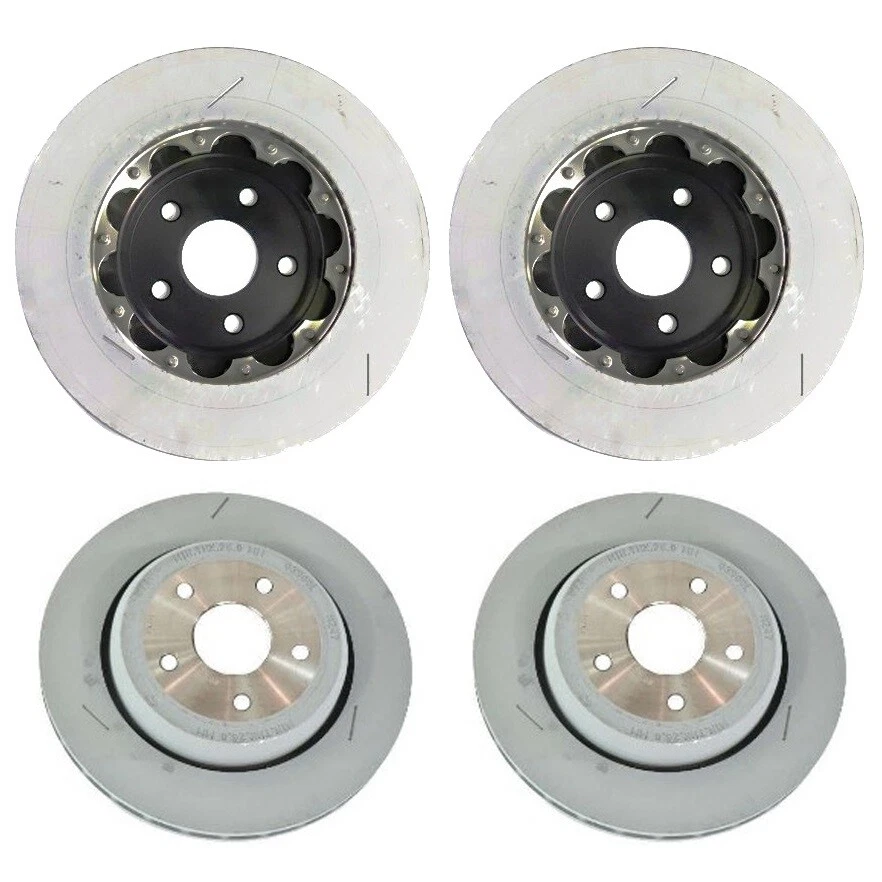 Kit de rotores de disco de freno delanteros y traseros originales de 350 mm para Jeep Grand Cherokee Foto 1 de 1