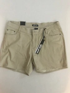 1826 Jeans Women's Premium Cotton Shorts Solid Colors Stretch Size 18 NEW - Picture 1 of 9