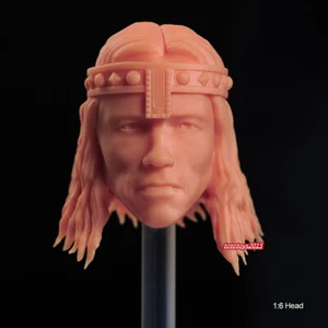 1:6 Conan the Barbarian Head Sculpt Model For 12" Male Action Figure Body - Picture 1 of 6
