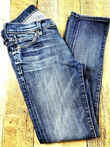 7 for all mankind schmale gerade Distressed Med Wash Jeans Größe 24x25 - Bild 1 von 5