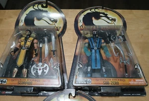 2005 Jazwares Mortal Combat Scorpion, Sub Zero, Liu Kang figures - Picture 1 of 2