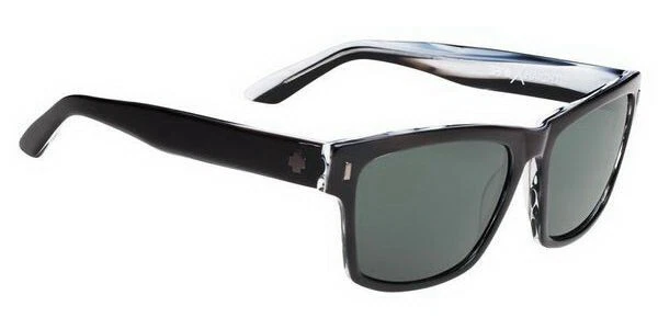  Spy Optic Haight Sunglasses Black Horn Happy Grey green 673026074863 * - Image 1 of 1