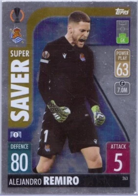 2021-22 Topps Match Attax UCL #263 Alejandro Remiro - Real Sociedad - Image 1 of 2