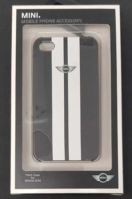Оригинальный черно-белый жесткий задний чехол Mini Cooper подходит для Apple iPhone 4 4s - Изображение 1 из 4